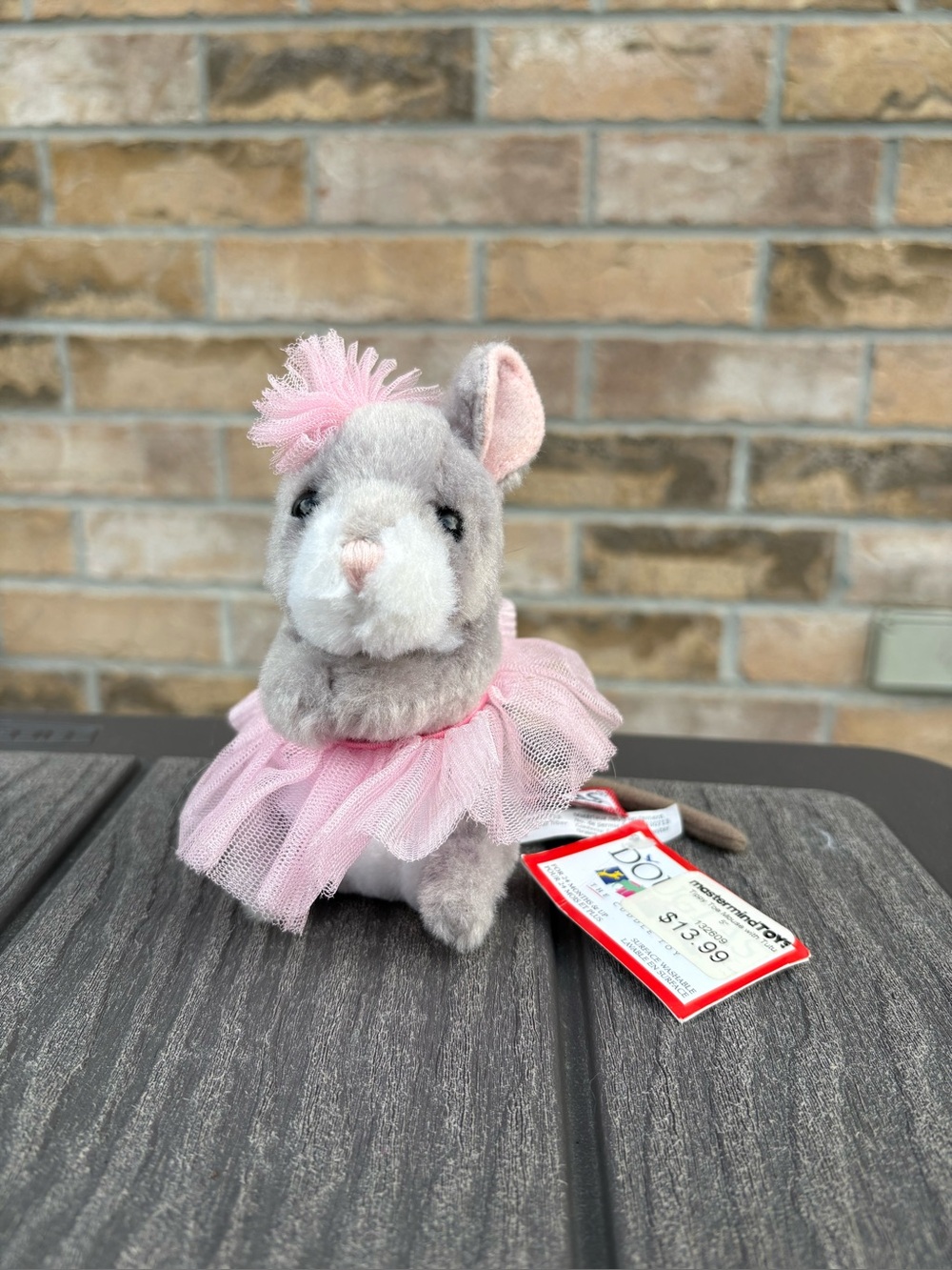2/$20 BNWT Douglas 2017 Cuddle Toys 5" Tippy Toe Ballerina Mouse 647 Plush